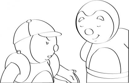 coloriage t choupi et sa petite soeur